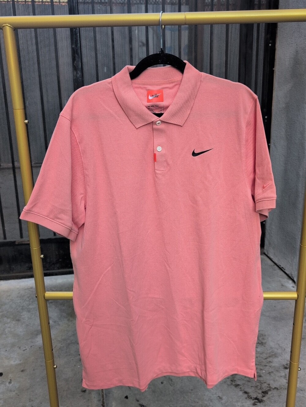 Nike Dri-FIT Men's Polo Shirt pink/fuchsia/coral Size L-tall NWT